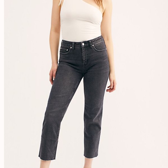 Free People Denim - Free People CRVY High-Rise Vintage Straight Jeans